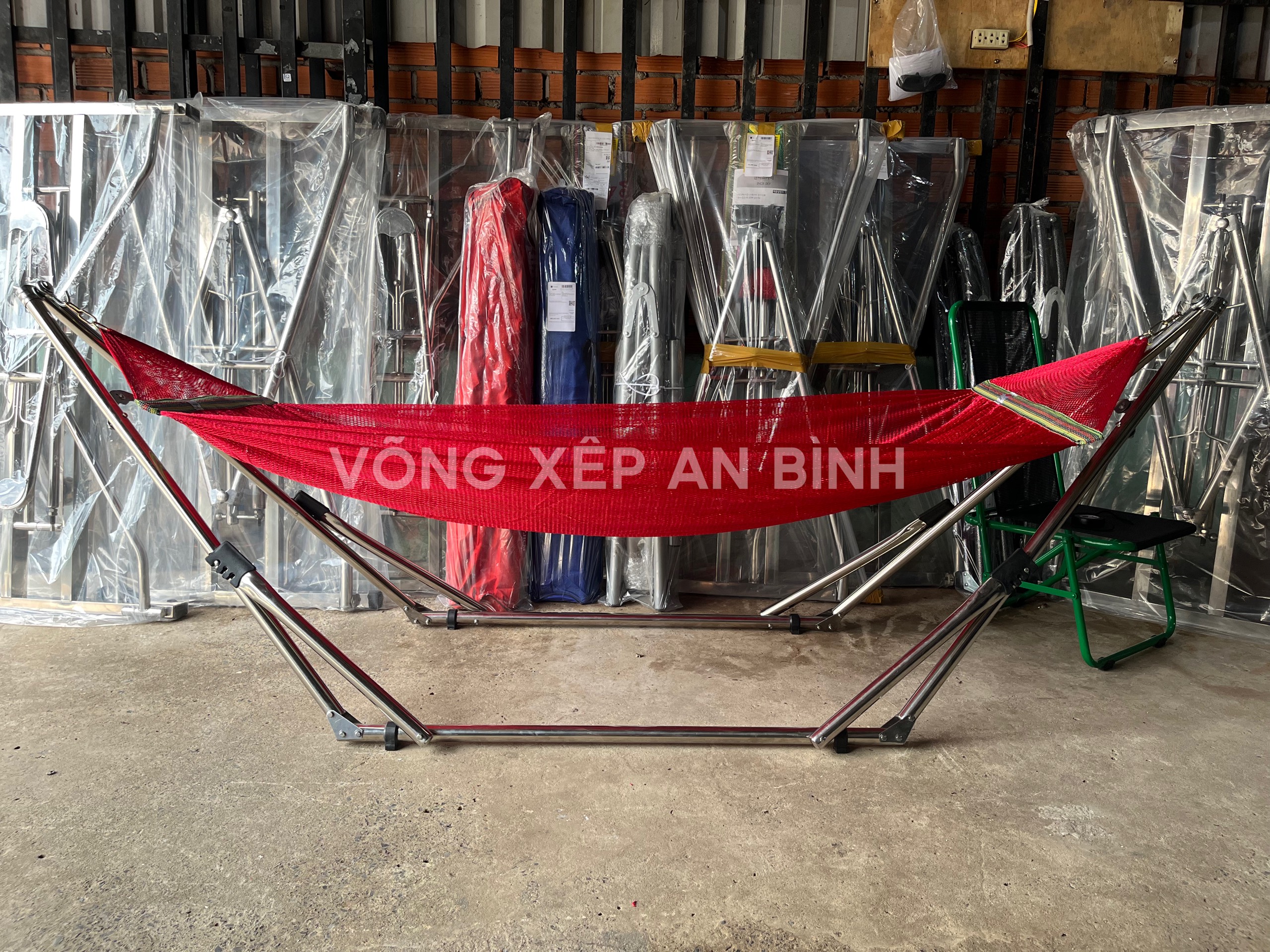 Bộ Võng xếp inox cao cấp An Bình