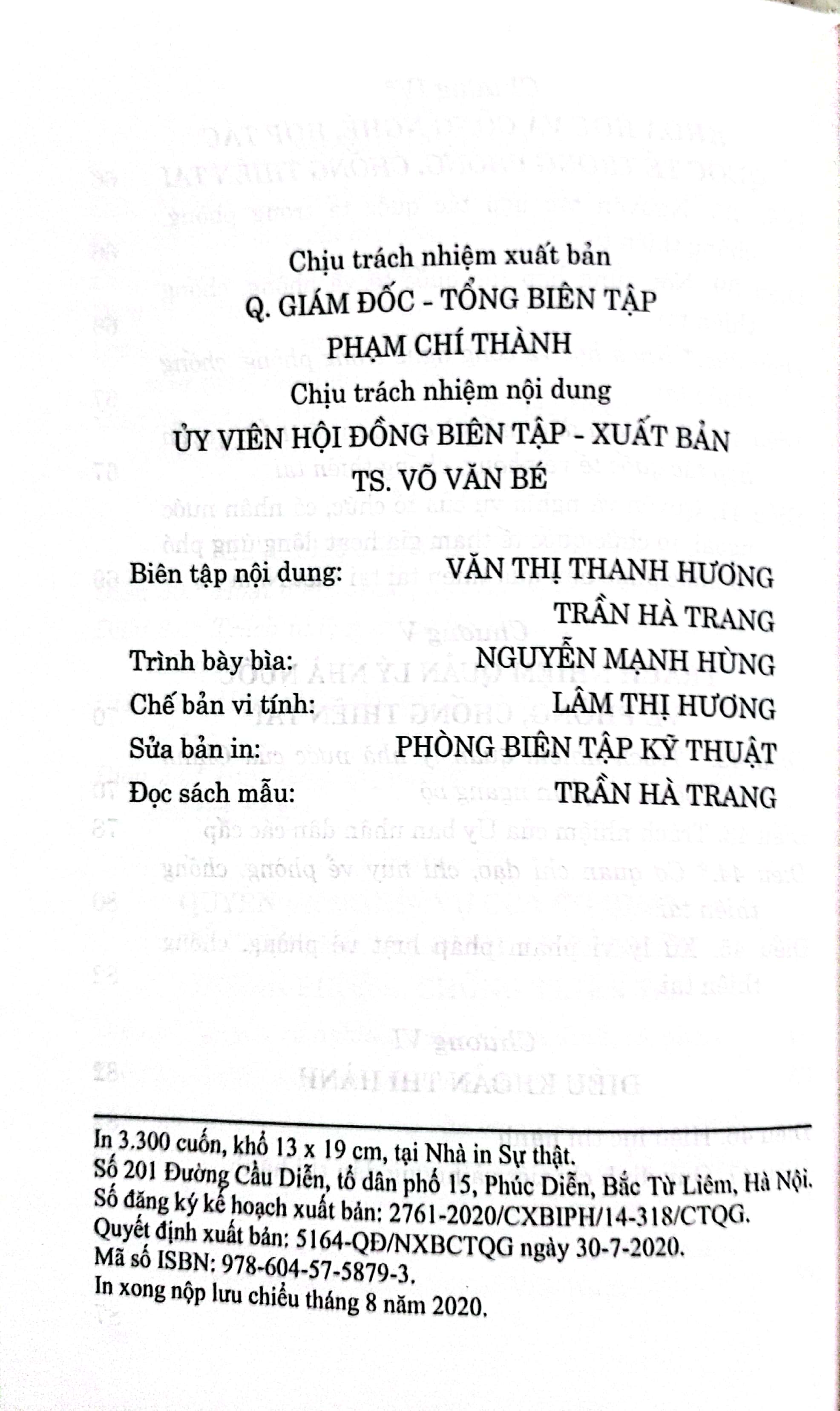 Luật Phòng, chống thiên tai (Hiện hành) (Sửa đổi, bổ sung năm 2020)