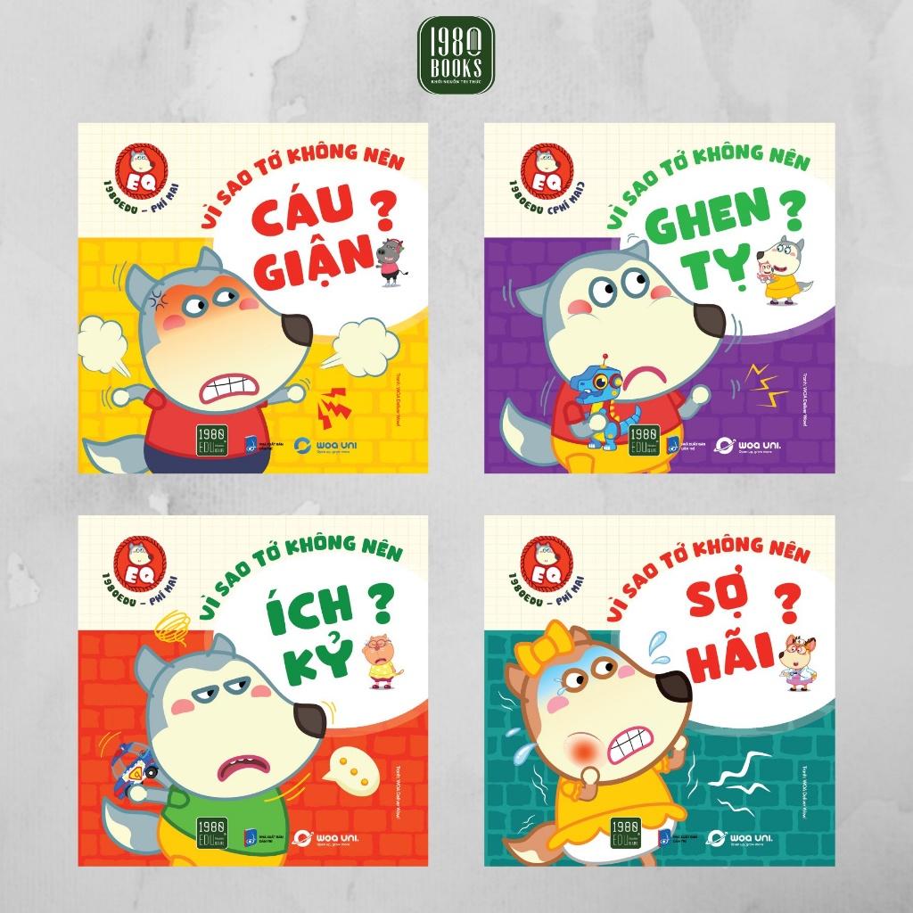 Combo 4 Cuốn Wolfoo EQ - Bản Quyền