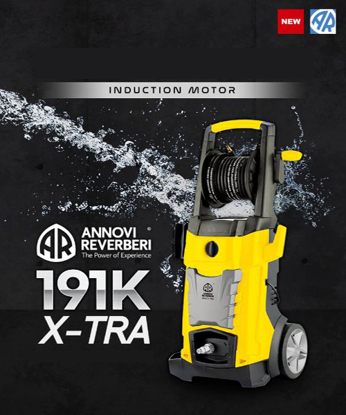 Máy xịt rửa xe cao áp 2200W - 140bar Annovi Reverberi 191K X-TRA – Hàng chính hãng