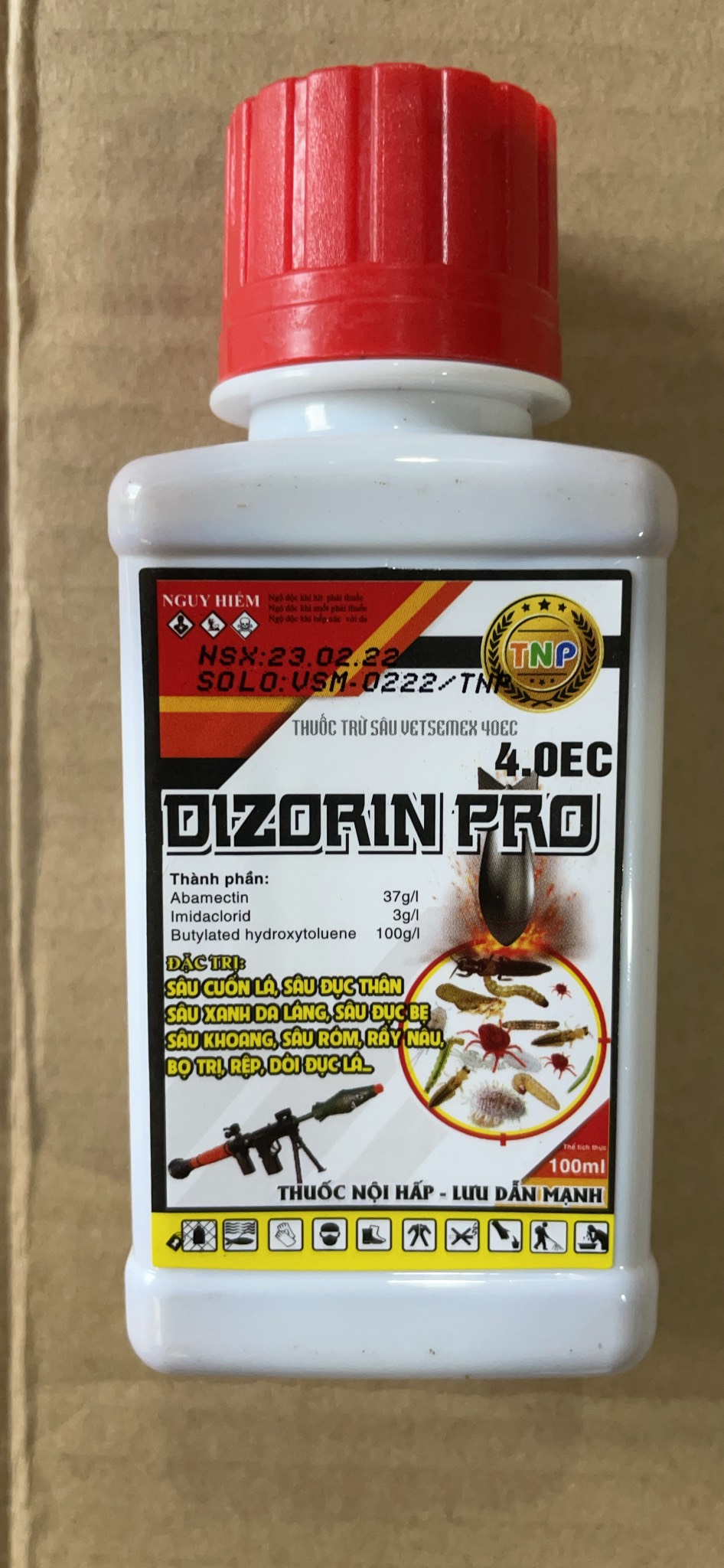 Dizorin pro 4.0EC chai 100ml sạch sẽ sâu rầy