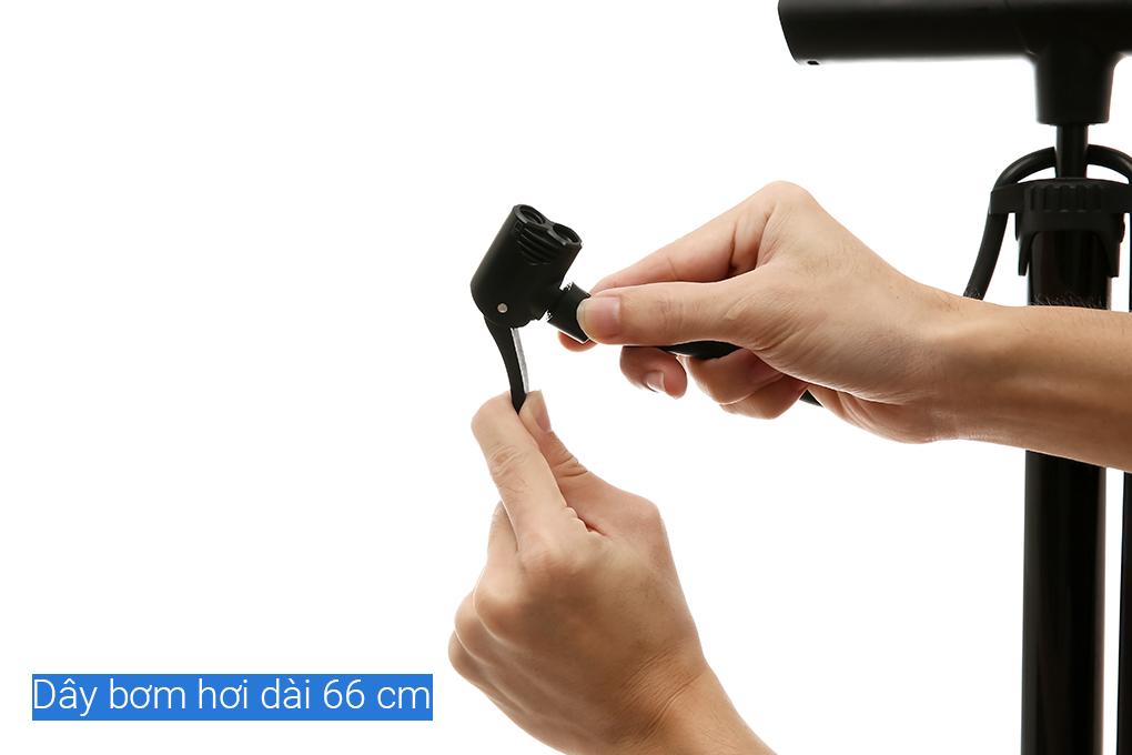 Ống bơm xe đạp DeBestar BKD-D03 Đen - Hàng chính hãng