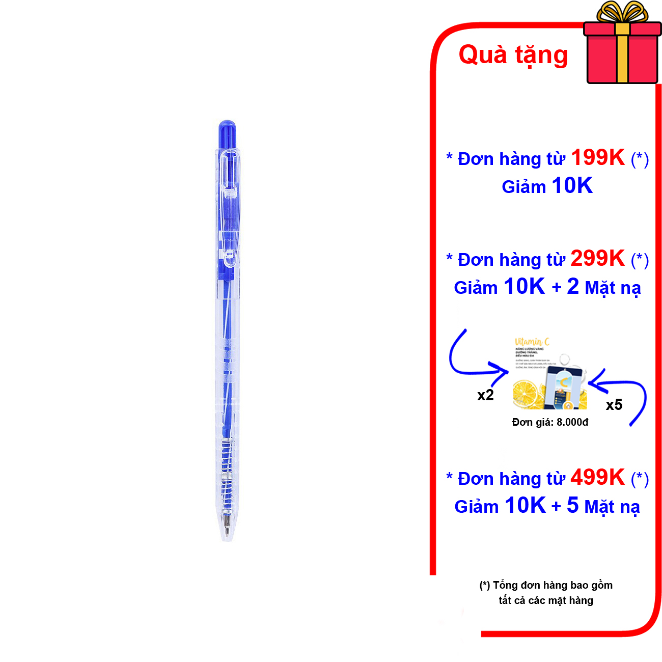 20 cây bút bi TL 089