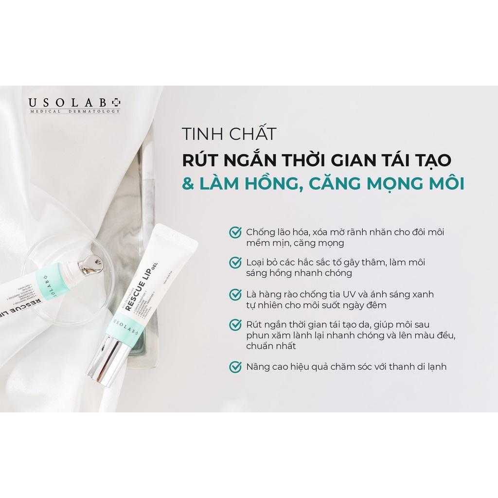 Tinh chất dưỡng môi Usolab Rescue Lip Gel 25ml