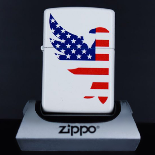 Bật Lửa Zippo 214 Eagle Flag Design