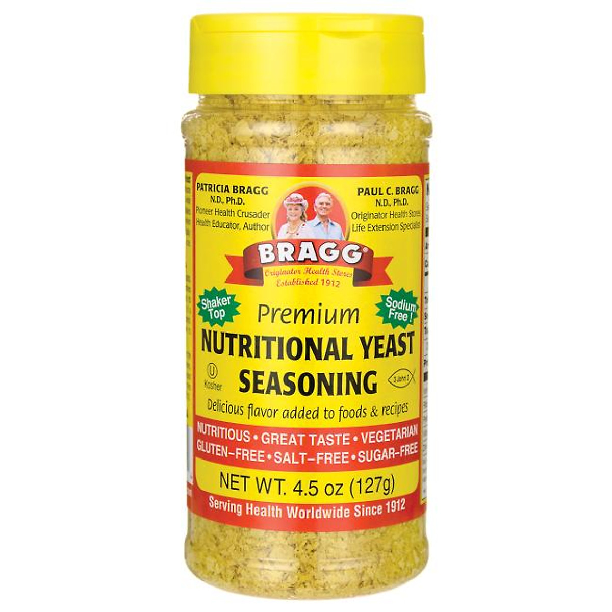 Hình ảnh Men Dinh Dưỡng Nutritional Yeast  Bragg 127g (combo 2 hộp)