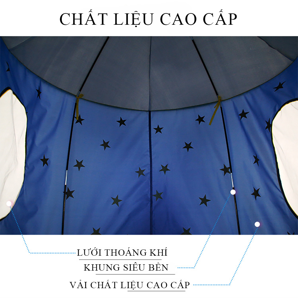 Nhà bóng cho bé gấp gọn, lều bóng cho bé, thiết kế siêu an toàn chắc chắn giành cho bé vui chơi trong nhà