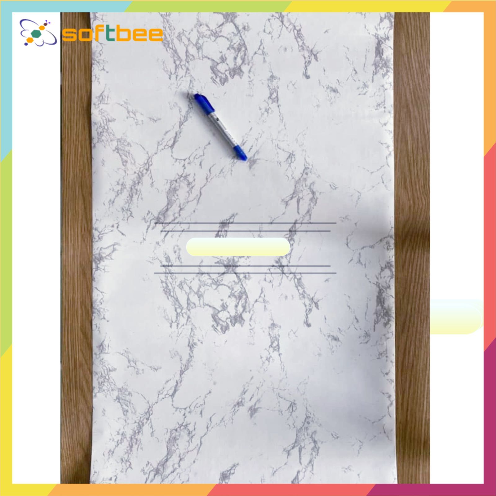 Decal dán tường giả đá, có keo mặt sau, không thấm nước, kích thước 0.45m x 10m / cuộn, ngoài dán tường còn dán bàn, dán tủ dán trang trí