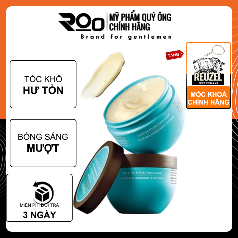 Mặt Nạ Dưỡng Ẩm Sâu Moroccanoil Intense Hydrating Mask - Tặng móc khoá chính hãng