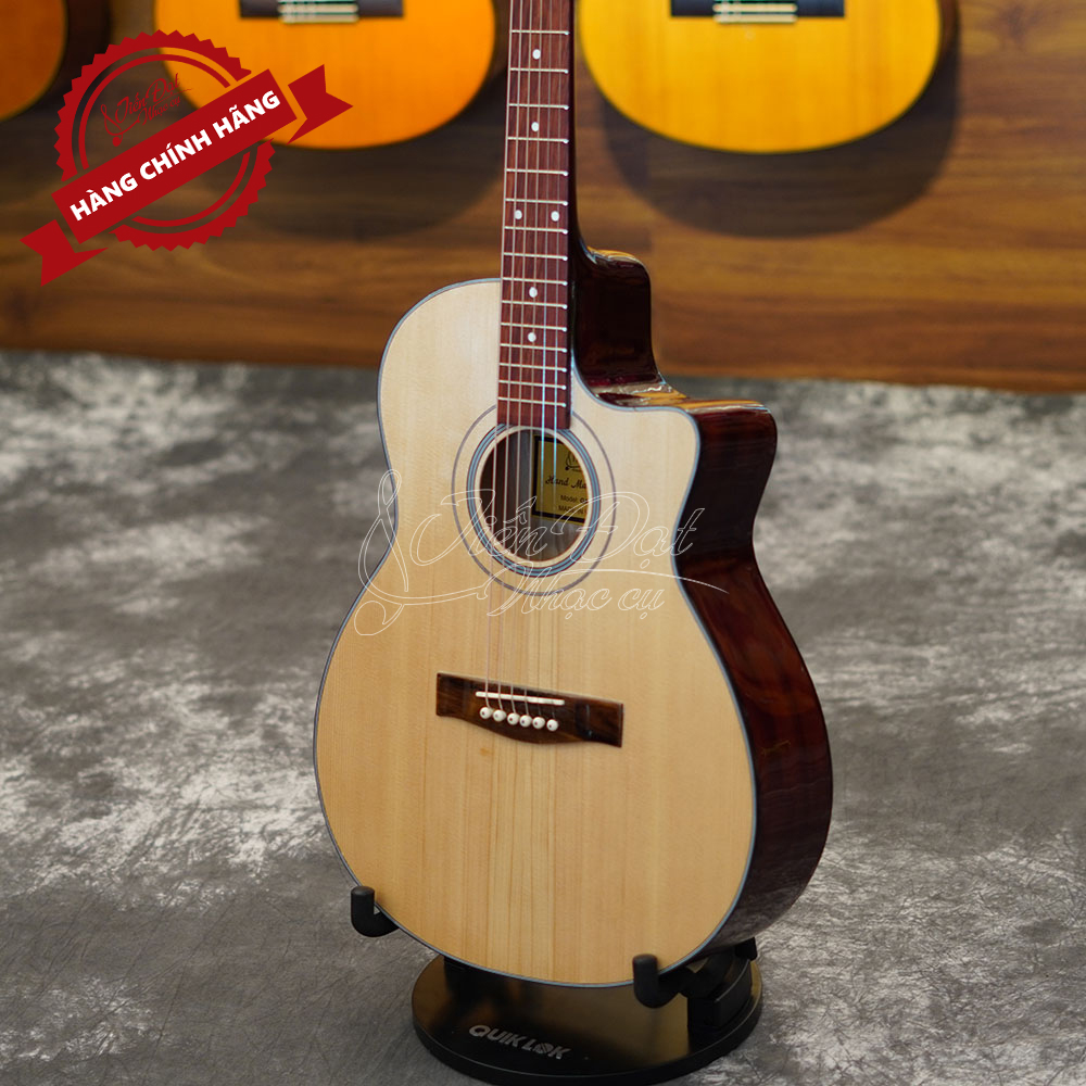 Đàn Guitar Acoustic Việt Nam GA-10EL Mặt Gỗ Thông Cao Cấp