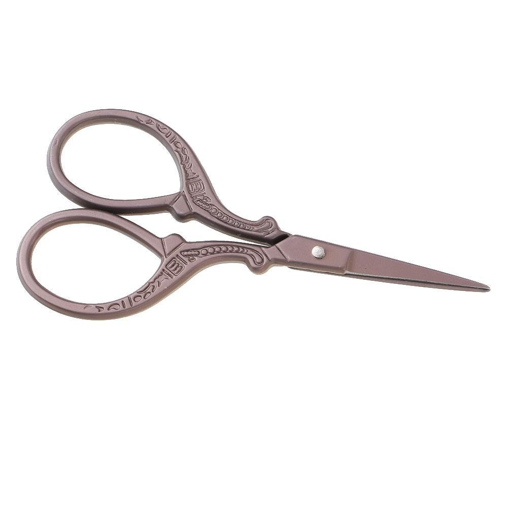 12pcs Antique Style Scissors Embroidery Scissors for Patchwork Threading Sewing
