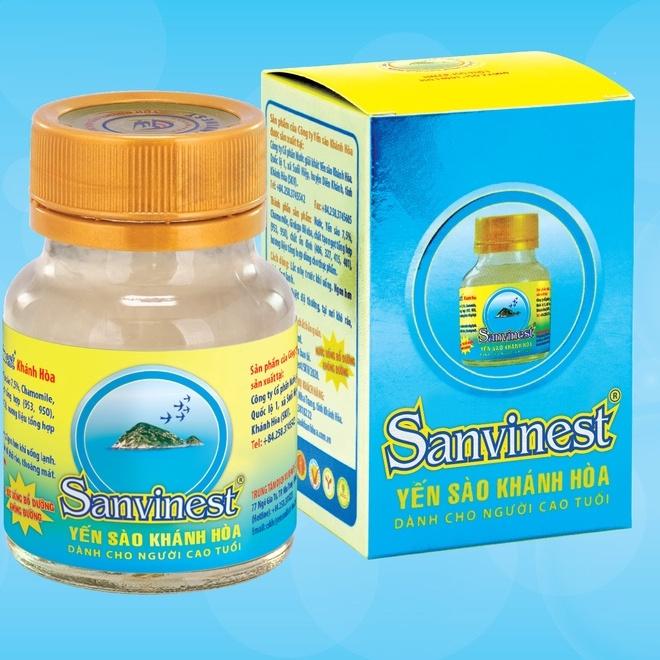 Nước yến sào Sanvinest Khánh Hòa dành cho người cao tuổi đóng lọ 70ml