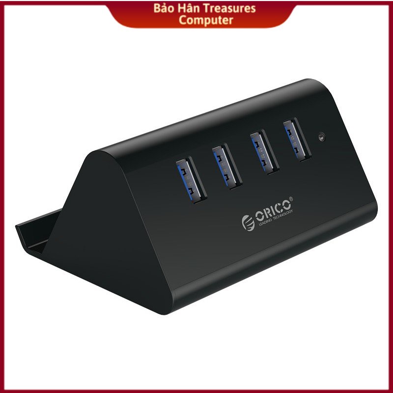 Bộ hub chia 4 cổng USB3.0 kiêm giá đỡ điện thoại SHC-U3