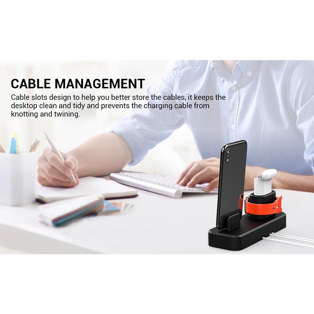 3 In 1 Silicone Charger Stand Charging Dock for Devices