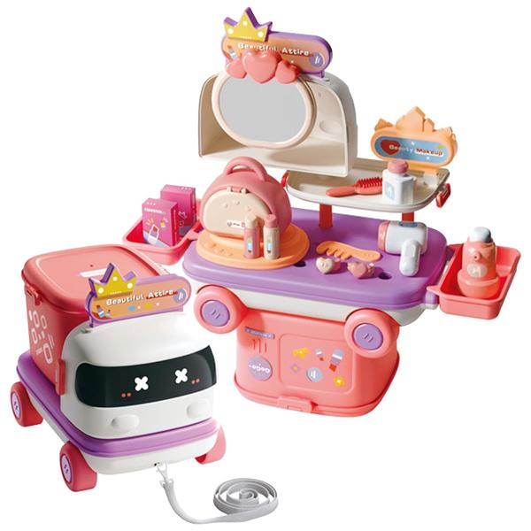 Đồ Chơi Xe Trang Điểm Lưu Động - Play House Beauty Expert - Toys&amp;Joys HY-28 (27 Chi Tiết)