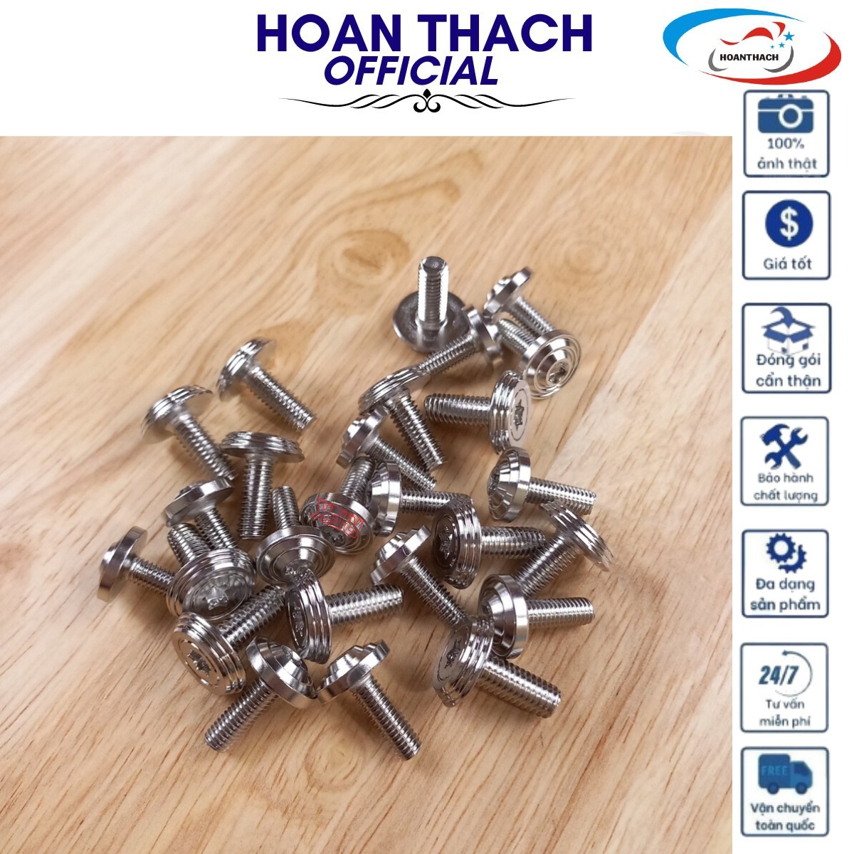 Bộ Ốc Áo Mẫu Thái Inox 304 cho xe máy Winner X ( 26 con ), HOANTHACH SP017386