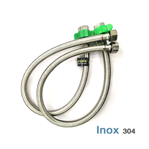 Dây Cấp nước mềm inox 304 FX1 - Dây cấp bình nóng lạnh, Dây cấp nước vòi chậu, Dây cấp nước bồn cầu