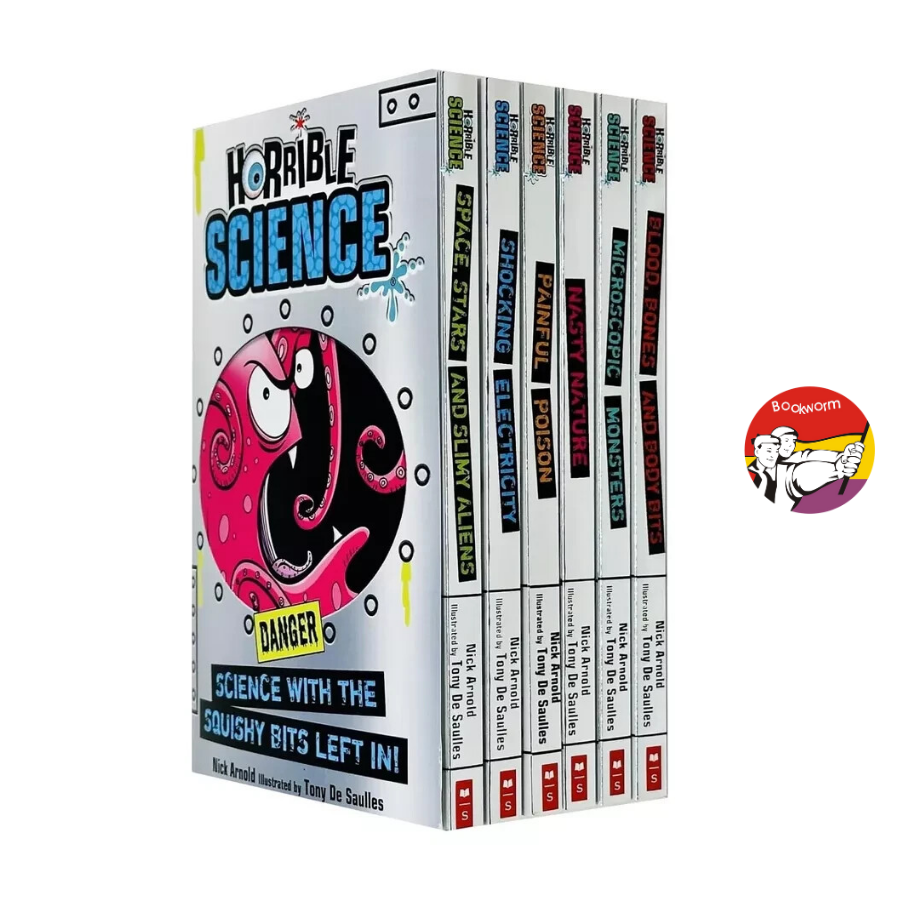 Sách - Horrible Science 6 Books Collection Set By Nick Arnold