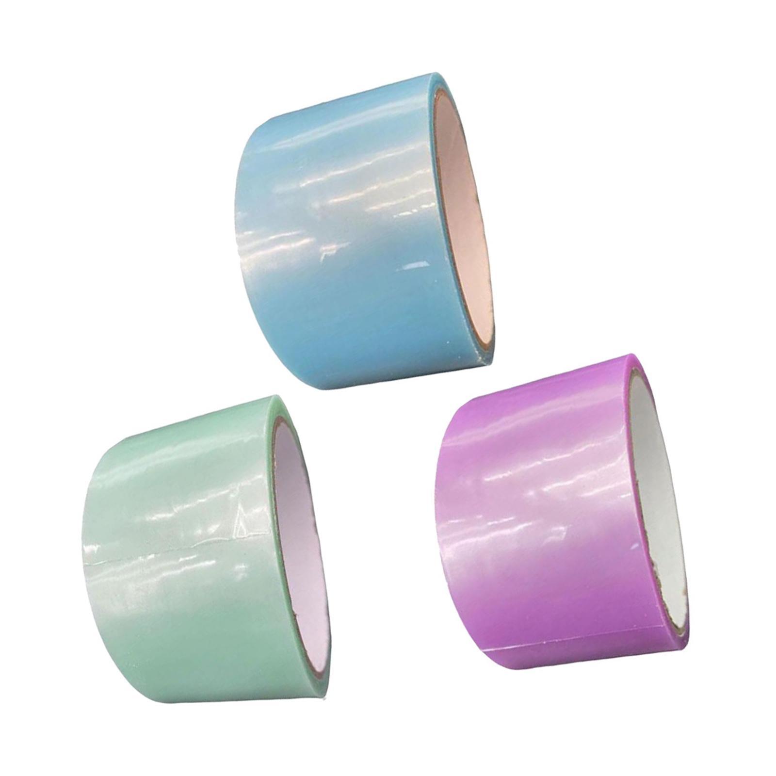 3 Pieces Creative Sticky Ball Rolling Tape Decorative DIY Game for Kids