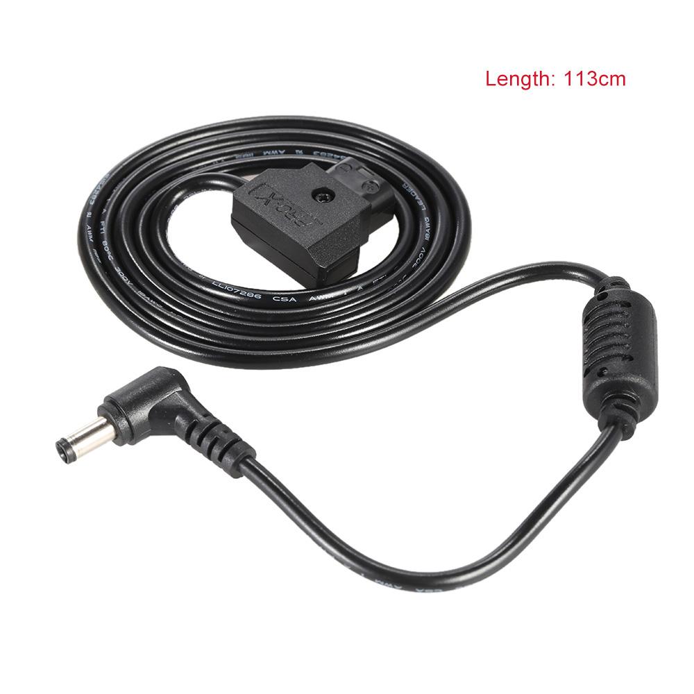 Đầu nối D-Tap 2 Pin Nam với Cáp cắm nguồn DC 5.5 * 2.5mm dành cho BMCC BMPC DSLR Rig Bộ nguồn Chiều dài 113cm
