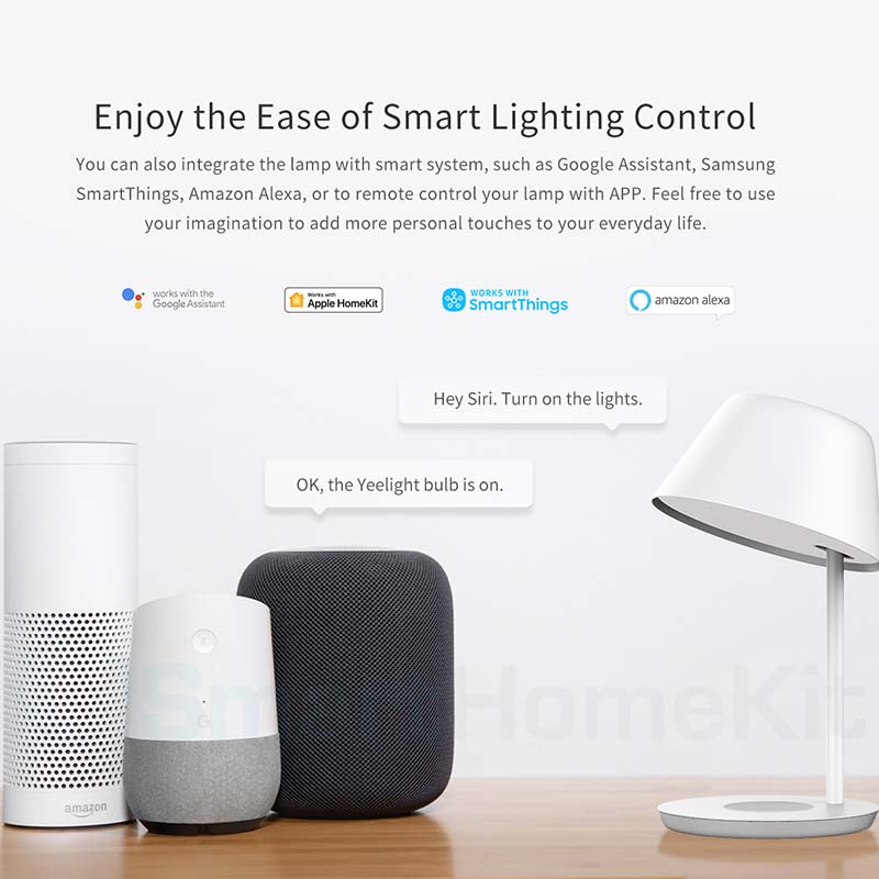 Đèn Ngủ Thông Minh Kiêm Sạc Không Dây Yeelight Staria Pro YLCT03YL – Hỗ Trợ Cho Apple Homekit - Hàng Chính Hãng