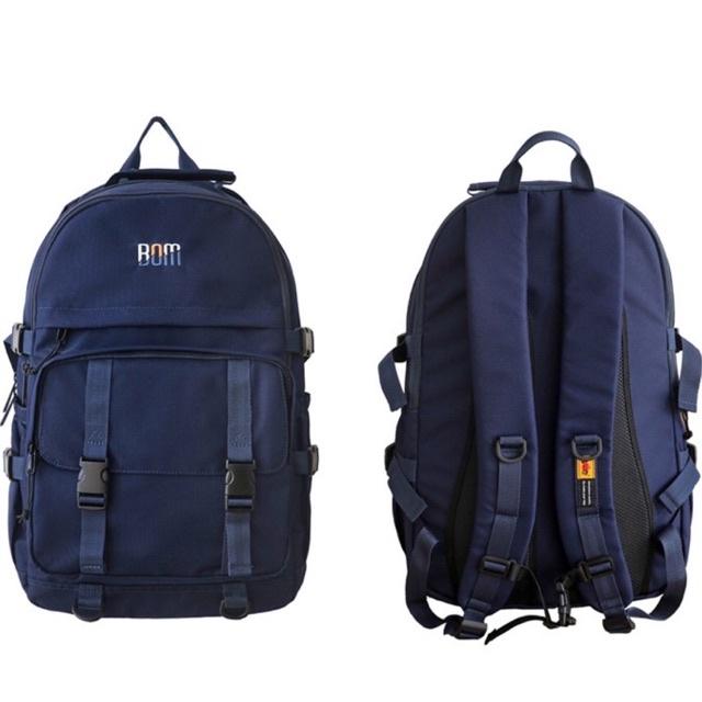 Balo học sinh, sinh viên thời trang unisex với chất dù nhẹ bền - BOM