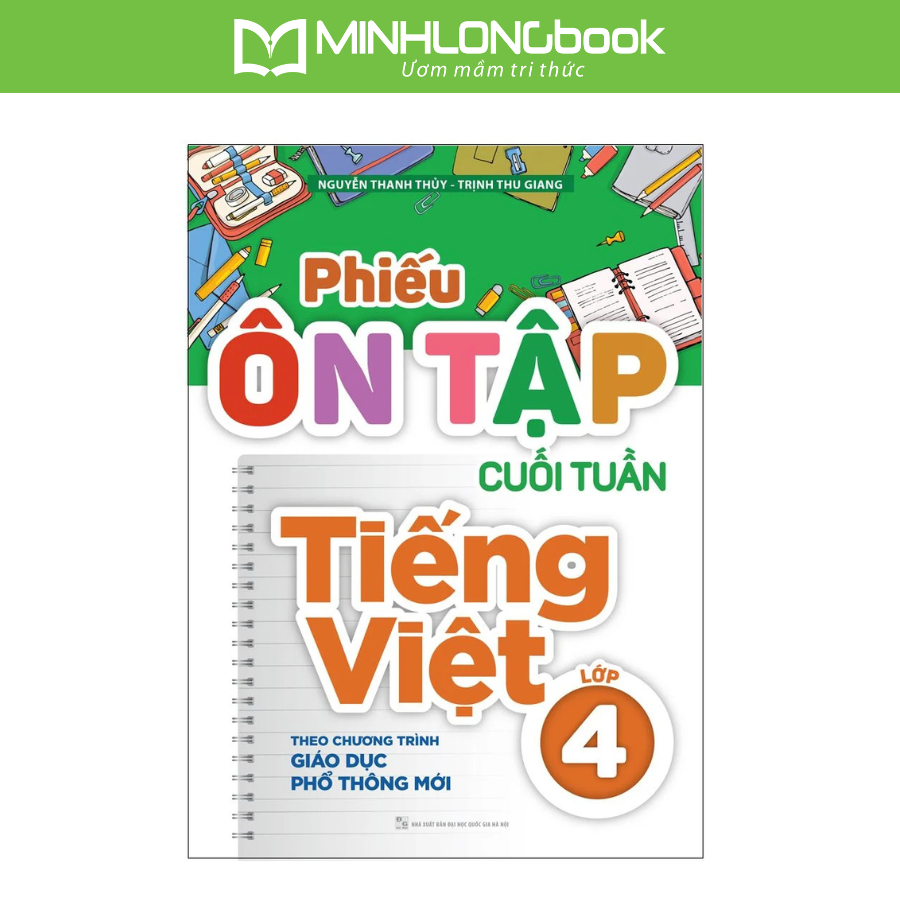 Sách: Phiếu Ôn Tập Cuối Tuần 4 (Theo Chương Trình Giáo Dục Phổ Thông Mới)
