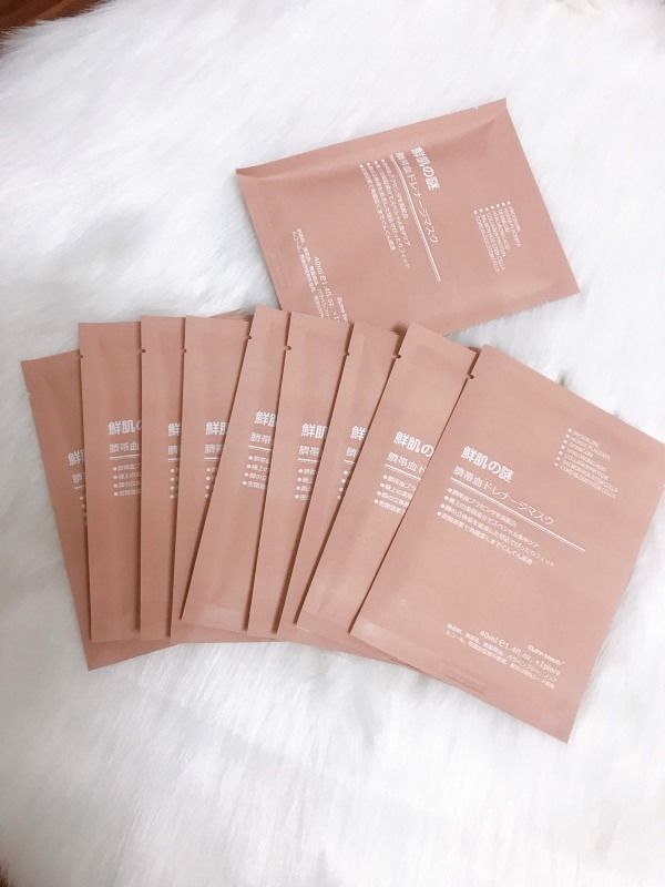 Combo 10 Mặt nạ tế bào gốc nhau thai cừu Rwine Beauty Stem Cell Placenta Mask