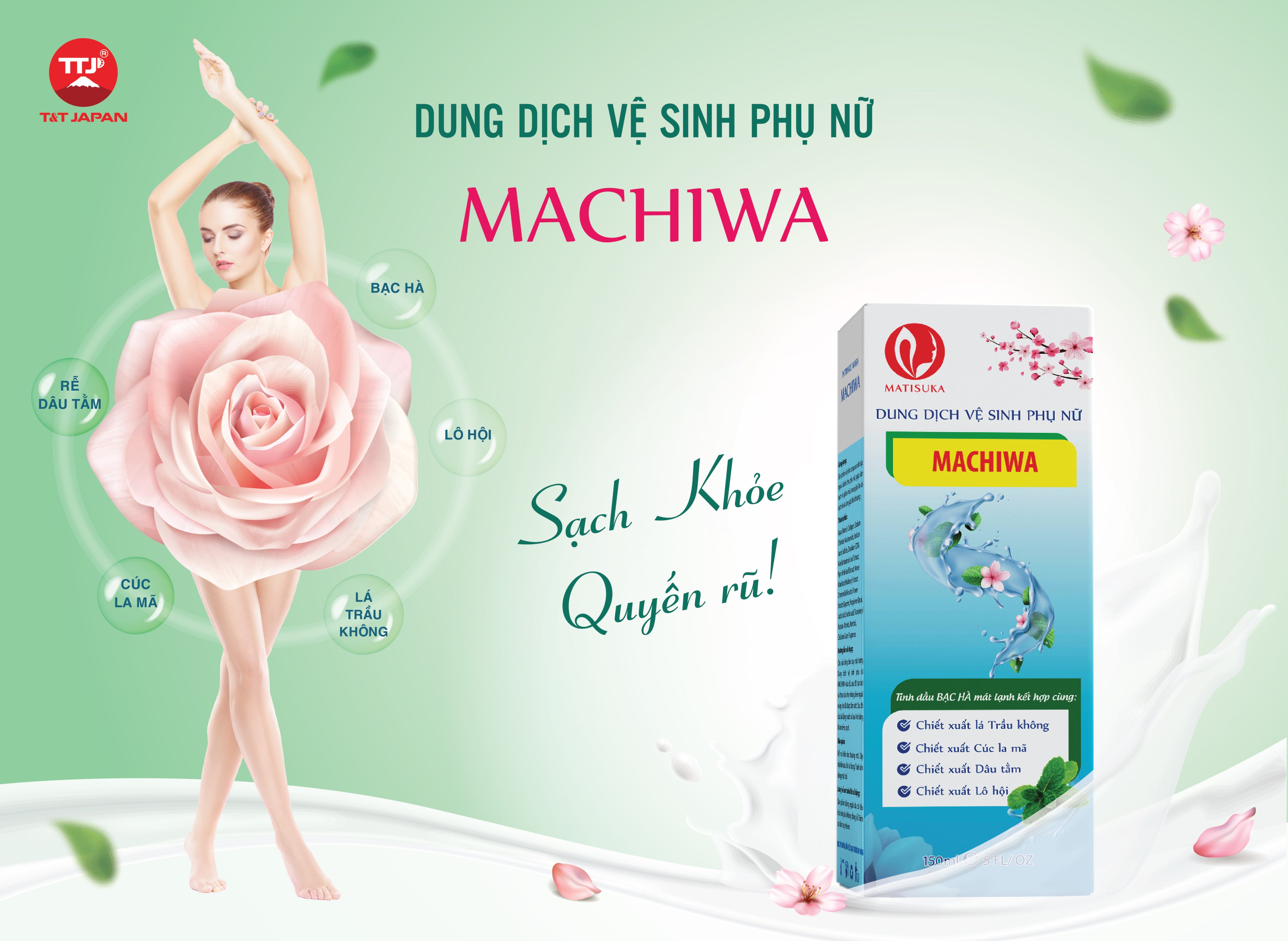 DUNG DỊCH VỆ SINH PHỤ NỮ MACHIWA