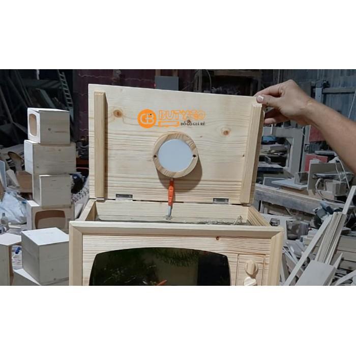HỒ CÁ GỖ HÌNH TI VI
