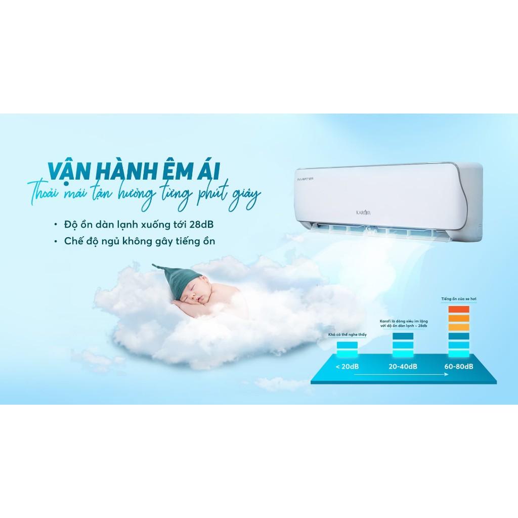 Máy điều hòa treo tường KAROFI KDC-WI12 - Lắp đặt miễn phí toàn quốc - Hàng Chính Hãng