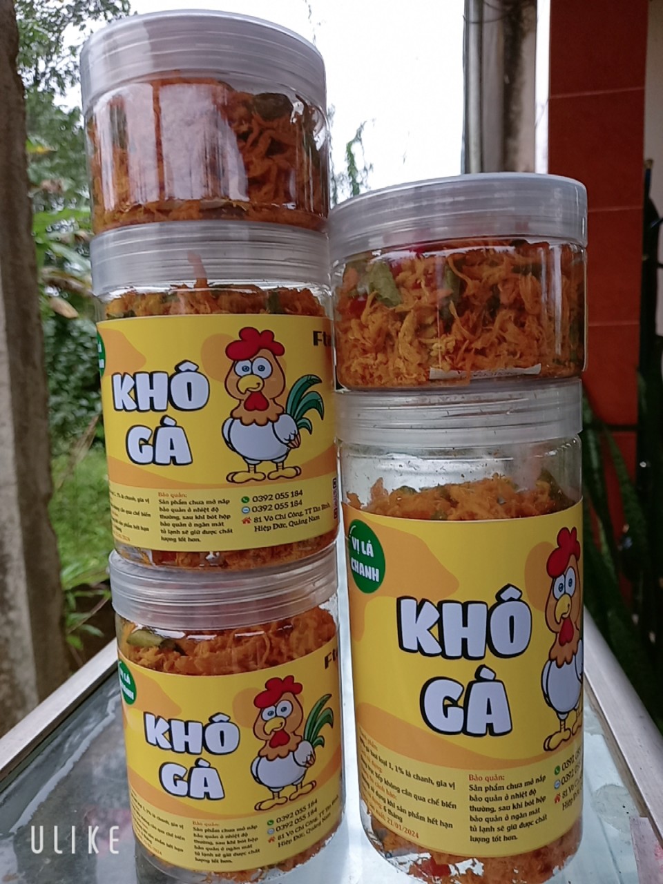 Khô Gà Lá Chanh Nhà Làm Không Chất Bỏa Quản - thơm ngon đậm vị - Cay cay - FTAKY