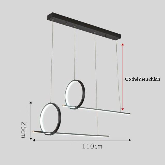 Đèn thả RUCSE phong cách hiện đại, tinh tế trang trí nội thất cao cấp.