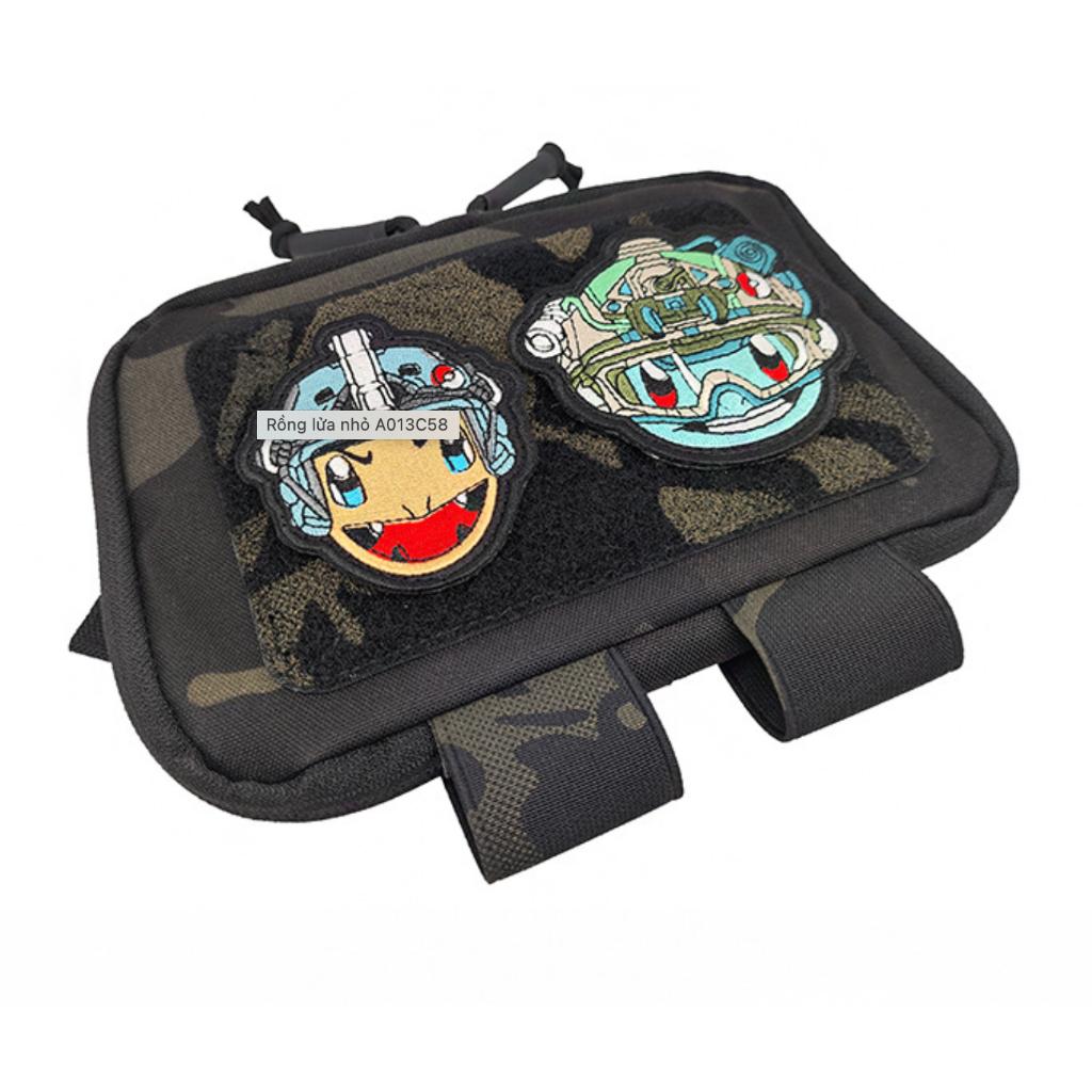 Patch_velcro nhân vật Pokemon dán ba lô_quần áo_túi xách