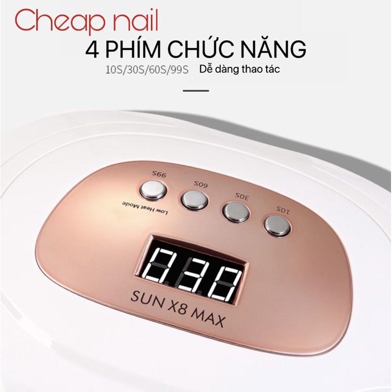 Máy hơ gel sun X8 2in1 57 bóng đèn led/uv - Hàng bảo hành 6 tháng-beeshi shop nail