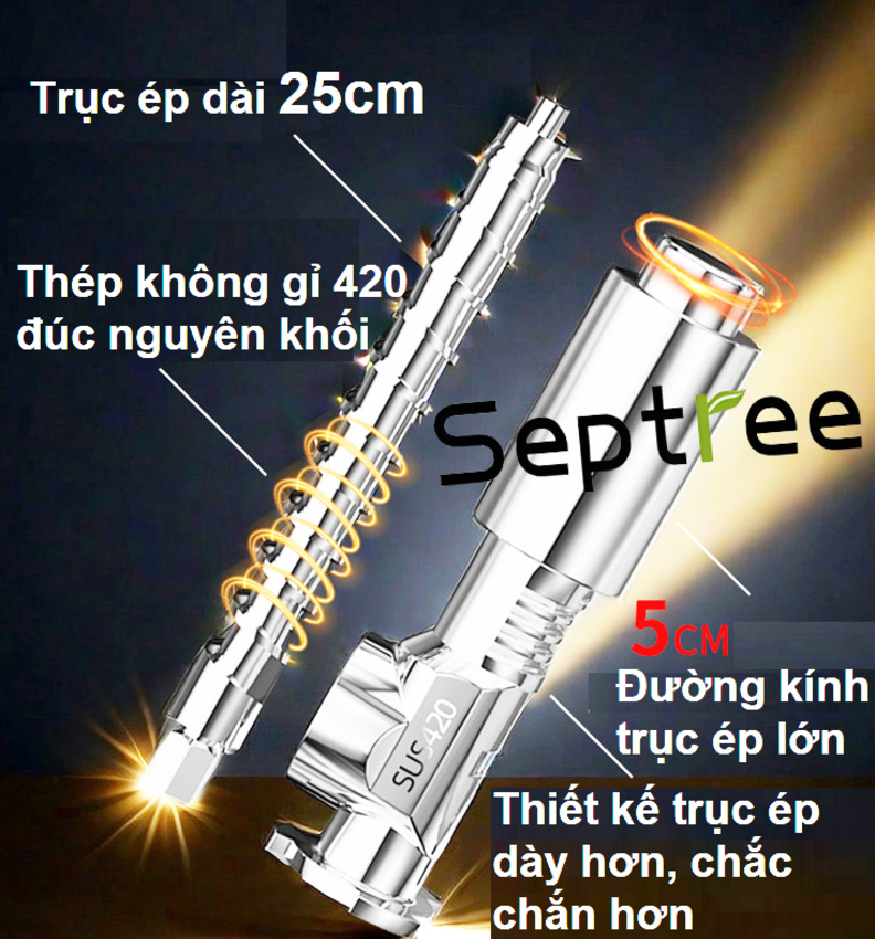 Máy ép dầu ăn thực vật dùng trong gia đình thương hiệu Mỹ cao cấp Septree X9 - Công suất 1300W - Hàng nhập khẩu