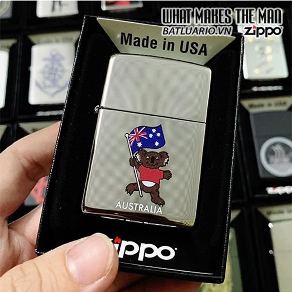 Bật Lửa Zippo 250 Australia Koala Bear