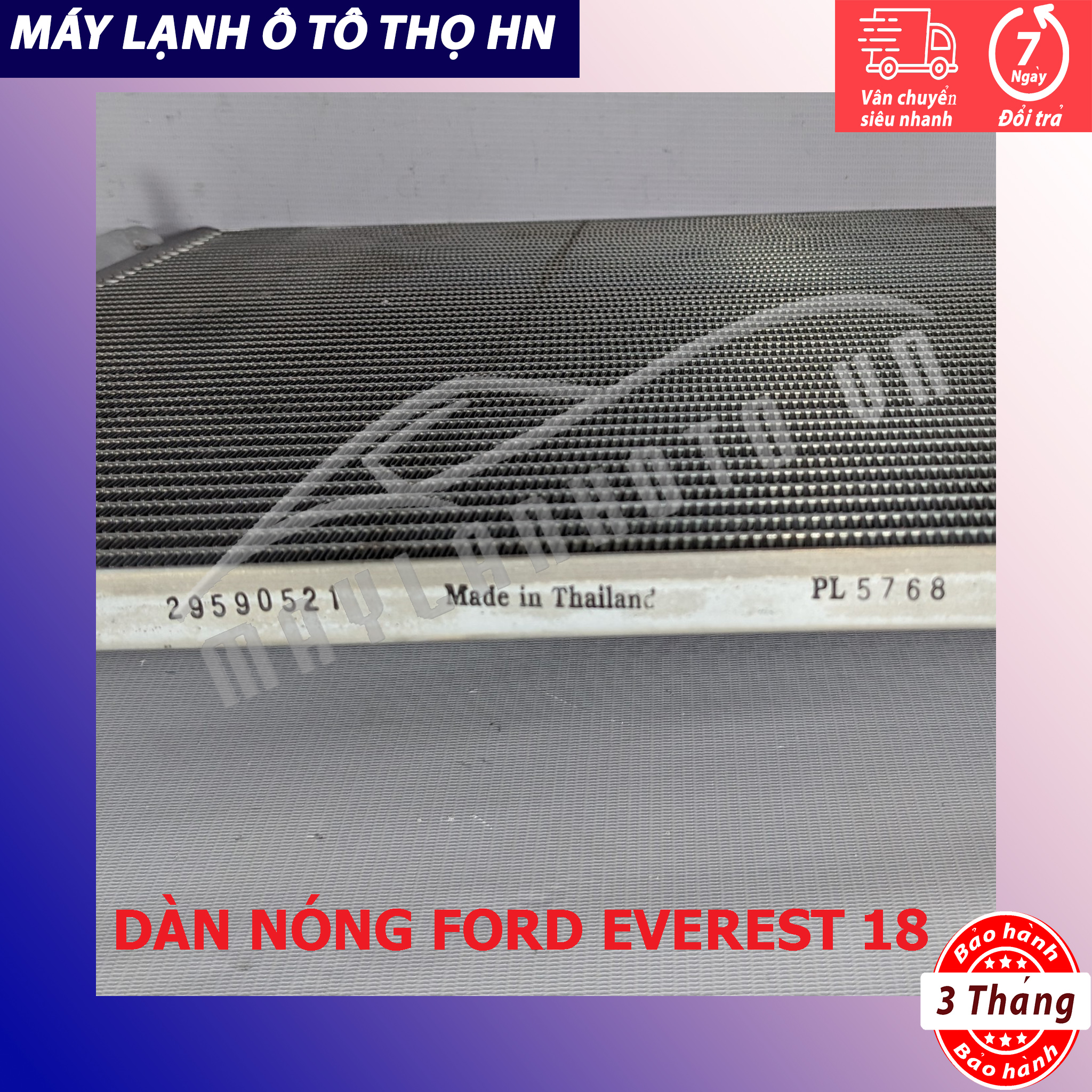 Dàn nóng Ford Everest 2016 2017 2018 Hàng xịn Thái Lan 16 17 18