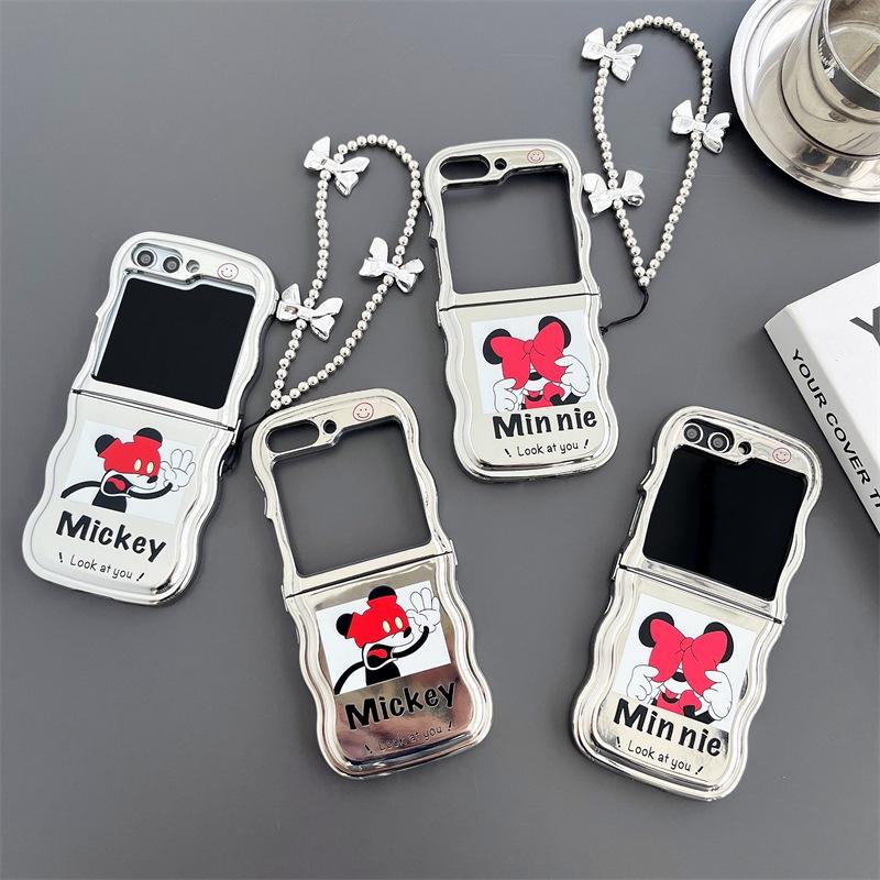 Ốp Lưng Chống Sốc Cho Samsung Galaxy Z Flip 5 / Z Flip 4 Lượng Sóng Hình Mickey - BUM STORE GALAXY CASE - MICKEY, MICKEY