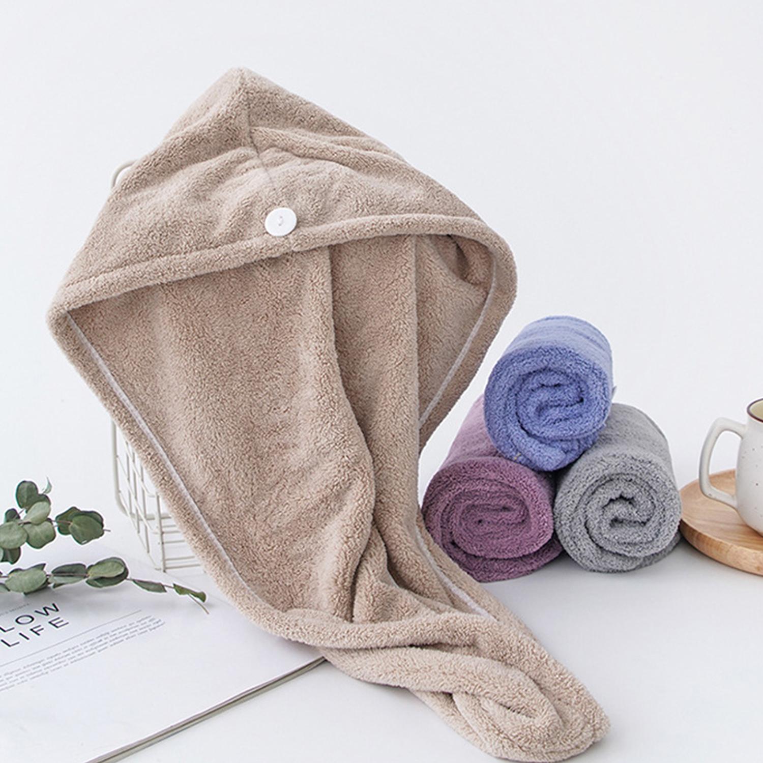 Khăn quấn tóc, khăn ủ tóc sợi nhỏ mềm hút nước nhanh khô
