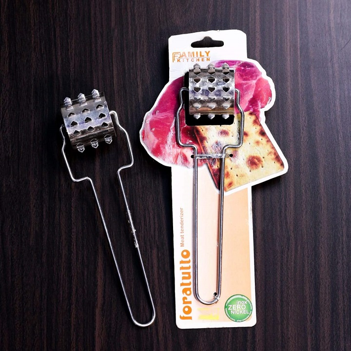 Dụng Cụ Làm Mềm Thịt Dạng Lăn Inox Cao Cấp