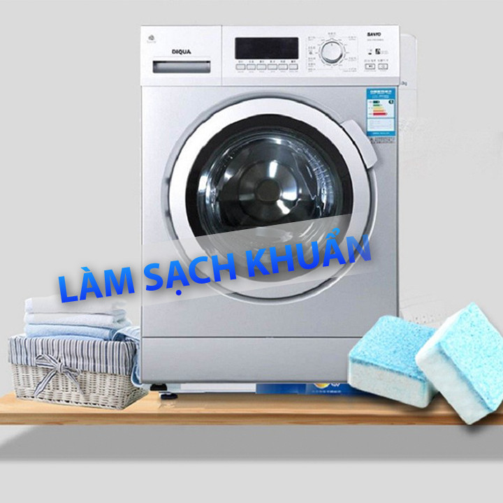 COMBO 6 VIÊN TẨY VỆ SINH MÁY GIẶT THẾ HỆ MỚI - MẠNH HƠN, NHANH HƠN VÀ DIỆT KHUẨN LÊN ĐẾN 99%