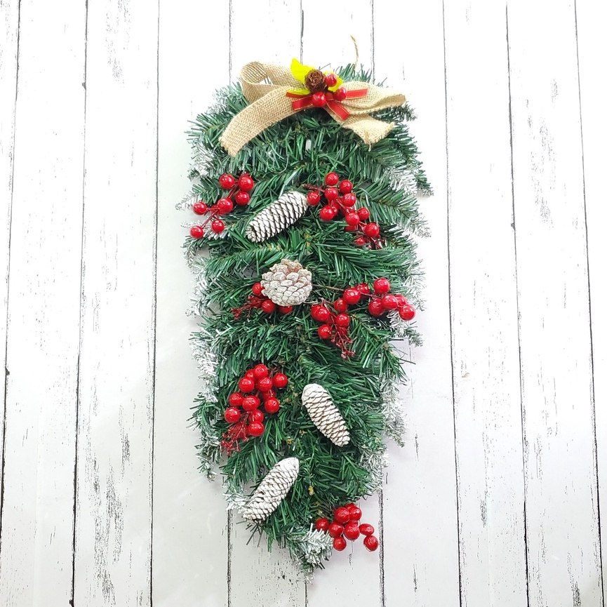 Chùm Lá Thông Treo Tường CT16 Trang Trí Noel, Giáng Sinh
