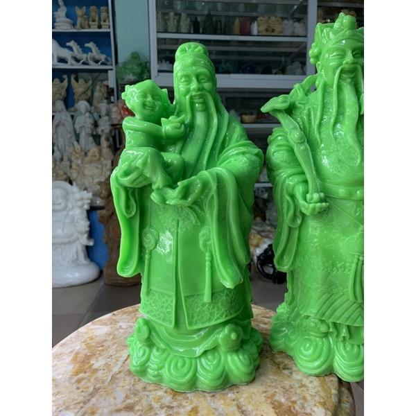 Bộ Tam Đa Đá Đúc - cao 36.5cm