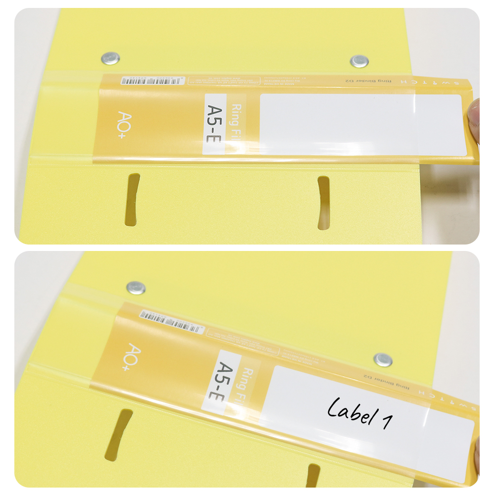 Bìa còng A5 Switch ON AO+ lưu trữ tài liệu gáy 3.5cm chất liệu nhựa PP WB213/WB214