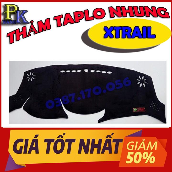 THẢM TAPLO NHUNG XE NISSAN XTRAIL- THẢM TAPLO DA NISSAN XTRAIL -CHUẨN FORM-NANOPK