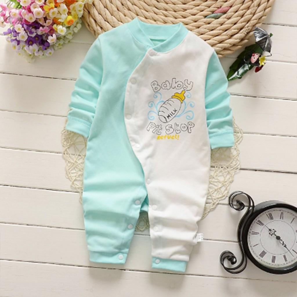 Bodysuit cho bé body liền thân dài tay cho bé trai gái sơ sinh từ 3-12kg, hàng Quảng Châu đẹp – BD01