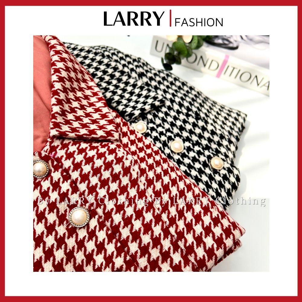 Set Dạ Tweed Cao Cấp Kèm Chân Váy Dài S368 Larry Clothing