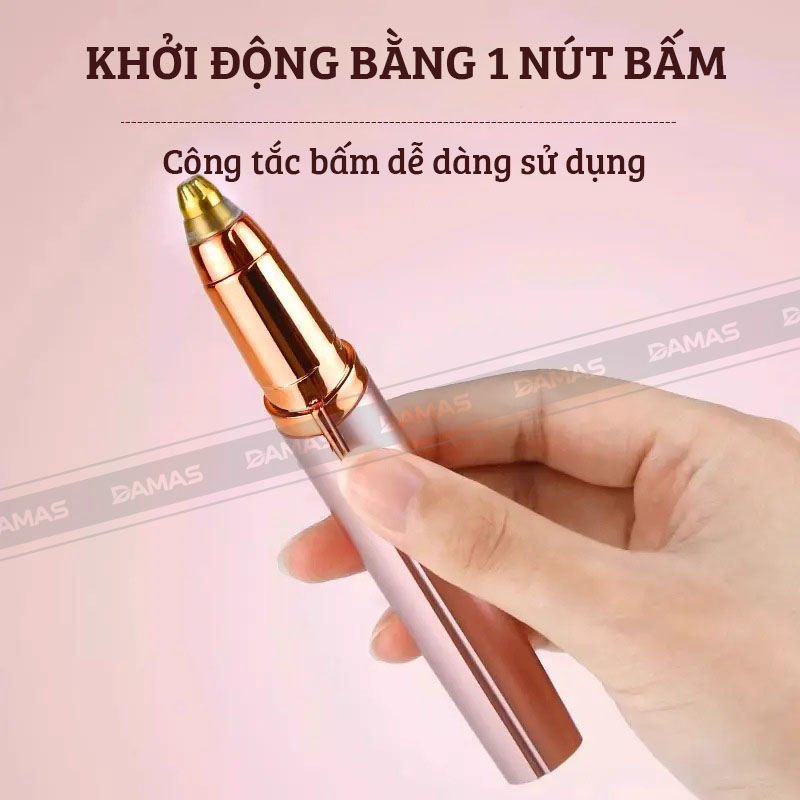 Máy Tỉa Lông Mày Điện Cho Nữ Damas D813 - Sản Phẩm Tiện Lợi - Hàng Chính Hãng