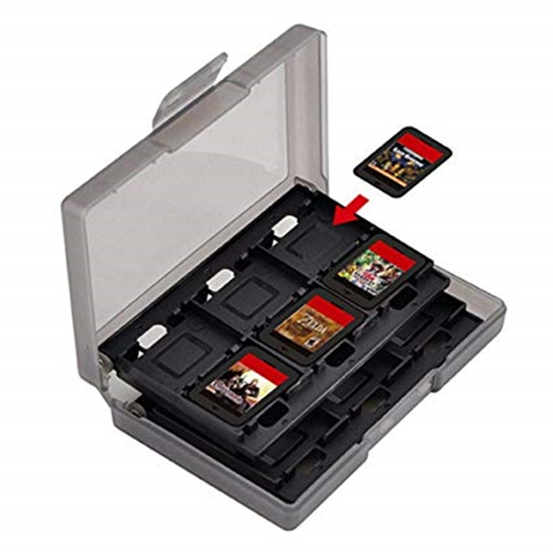 Hộp đựng thẻ game switch băng game Nintendo Switch sức chứa 24 khe Game Card Hole